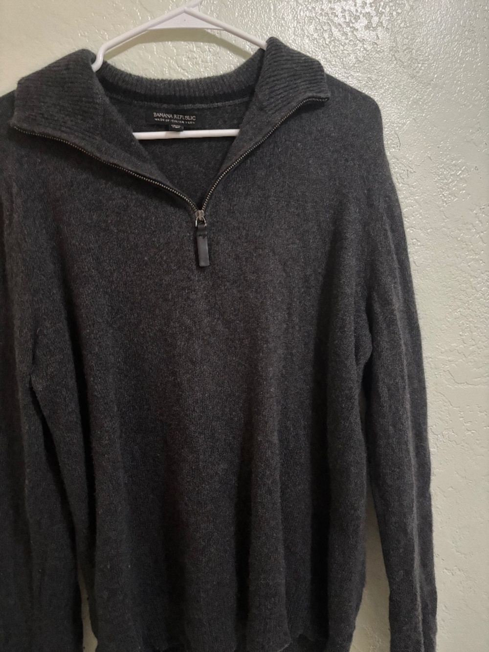 Banana republic wool zip up